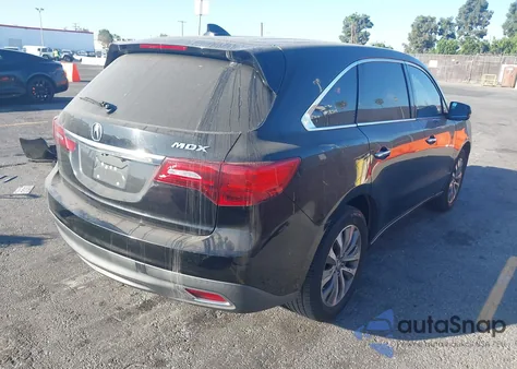 2014 Acura Mdx Technology Package from USA, damaged, VIN 5FRYD3H45EB001085